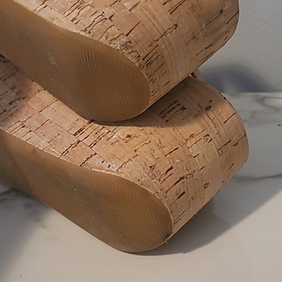 Kork-Ease Austin Tan Leather Platform Wedge Sandals Wmn's 10 Comfy Casual Summer - Picture 11 of 12